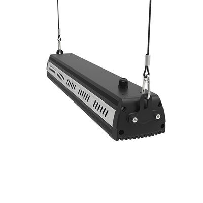 Bahía linear de aluminio de 200W LED la alta enciende color negro práctico